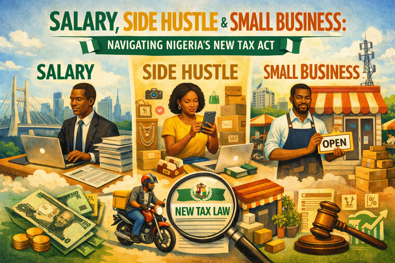 Salary and hustle